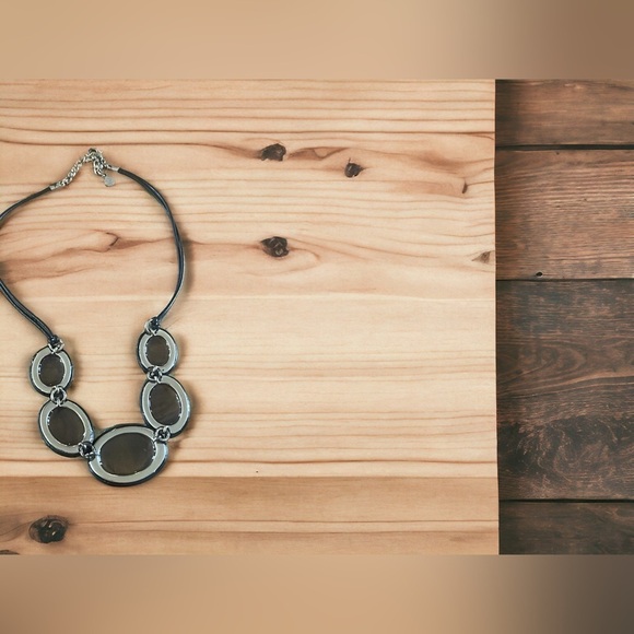 5X Branded Vintage Tiger Eye Statement Necklace 16-18" - Picture 8 of 8